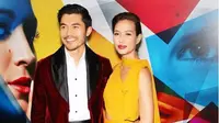 Bintang Crazy Rich Asian Henry Golding dan istrinya Liv Lo (Instagram @henrygolding/Marion Curtis / Courtesy of Lionsgate)