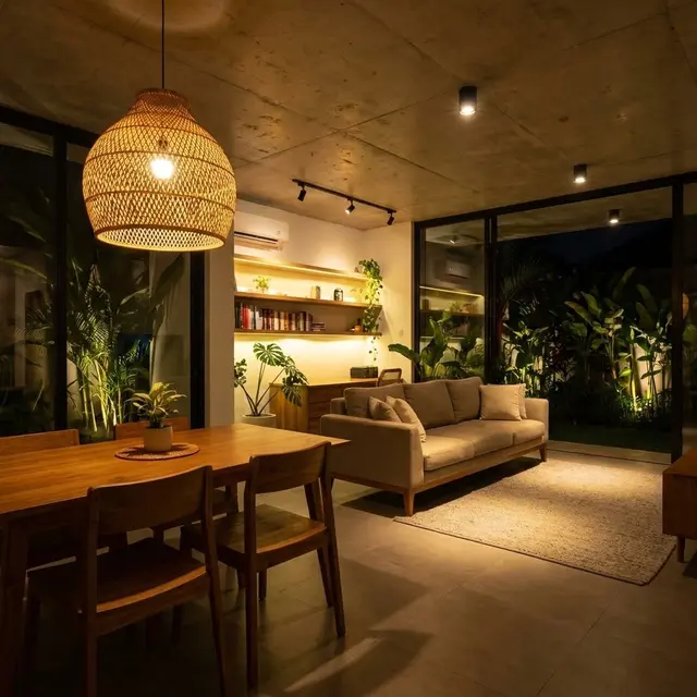 Rumah Kecil Tanpa Banyak Dinding