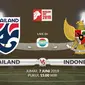 Merlion Cup: Thailand vs Indonesia. (Bola.com/Dody Iryawan)