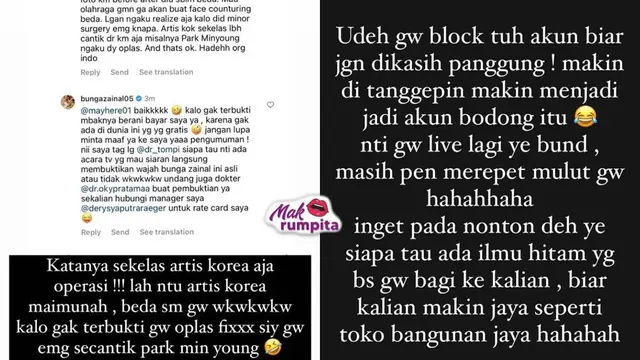 Bunga Zainal (Foto: Instagram/@makrumpita)