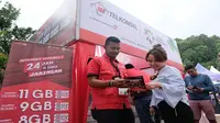 Telkomsel uji jaringan dan layanan di Test Event Asian Games 2018 (Foto: Telkomsel)