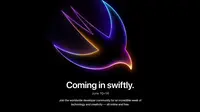 Apple telah menyebar undangan untuk event WWDC 2024 yang akan digelar pada 10 Juni 2024. (Dok: Apple)