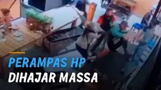 Pelaku gagal mendapatkan HP, justru mendapat bogem mentah karyawan kafe dan pengunjung.