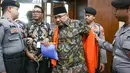 Terdakwa kasus dugaan korupsi kuota haji periode 2023-2024 Yaqut Cholil Qoumas bersiap mengikuti sidang di Pengadilan Tipikor, Jakarta, Selasa, 11 Agustus 2026. (KLY/Arie Basuki)