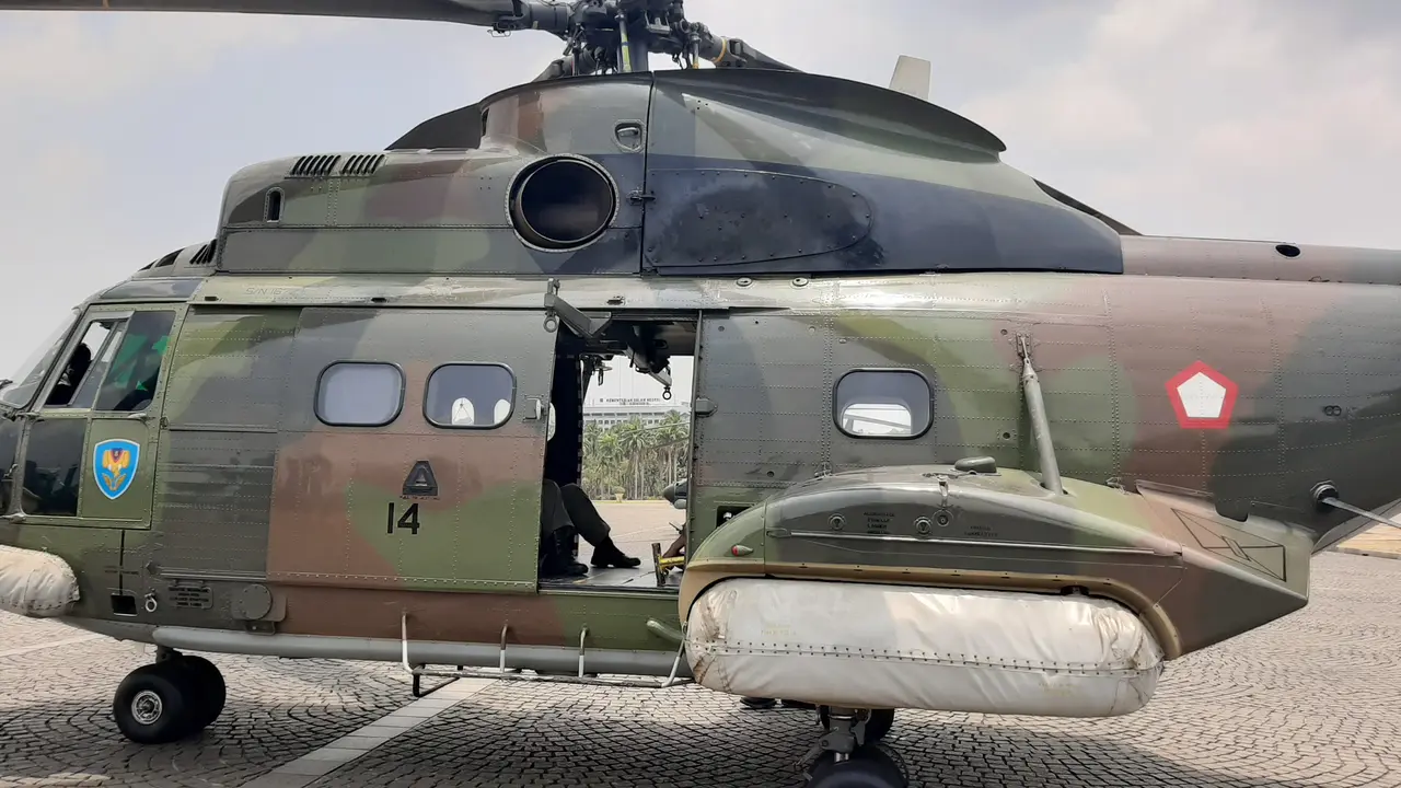 Helikopter untuk Pengamanan Pelantikan Presiden Esok