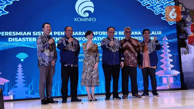 <p>Kominfo meluncurkan sistem peringatan dini bencana baru dengan DPIS dan EWS Siaran TV Digital di Bali. (Liputan6.com/ Agustinus Mario Damar)</p>