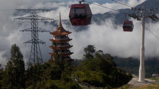 Gunung Ulu Kali berlokasi di Resor Genting Highlands Malaysia