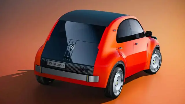 Tampilan Belakang Mobil Citroen