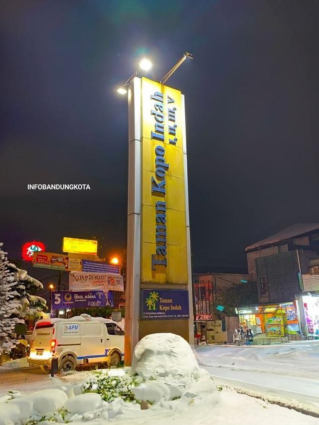 Suhu Capai 15 Derajat Celcius, Ini 6 Potret Editan Foto Bandung Jika Bersalju