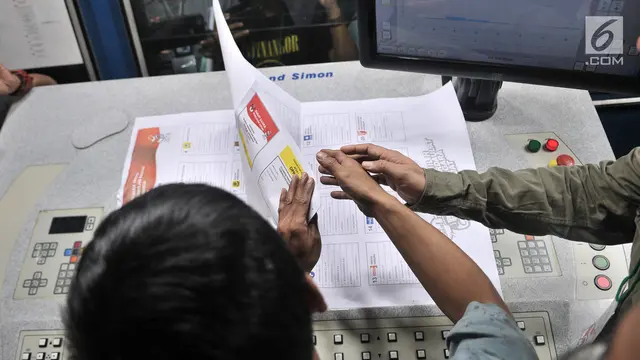 Mengintip Pencetakan Surat Suara Pileg 2019