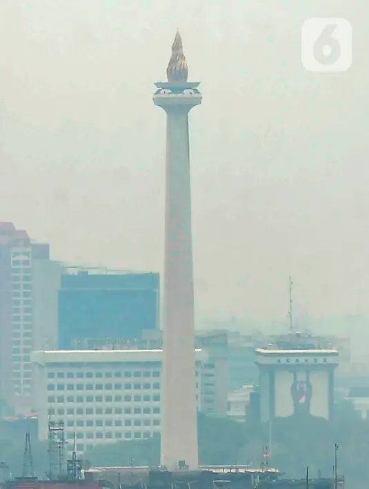 Adapun tingkat konsentrasi PM2,5 di Jakarta saat ini adalah 22 kali nilai panduan kualitas udara tahunan World Health Organization (WHO). (merdeka.com/Arie Basuki)