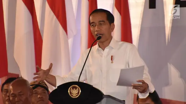 Jokowi Bicara Dana Desa kepada Aparatur Pembina Pemerintah se-Jateng