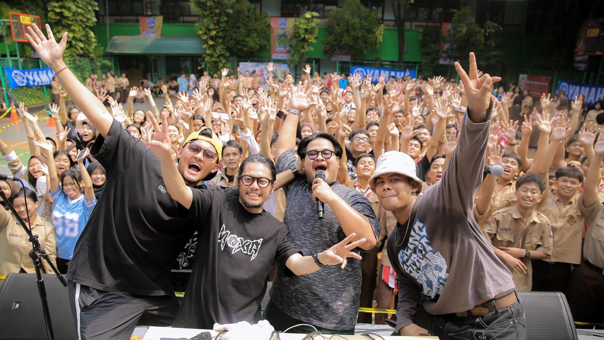 Keseruan Roadshow KapanLagi Pensi Bareng FANTA 2025 di Empat SMAN Jakarta