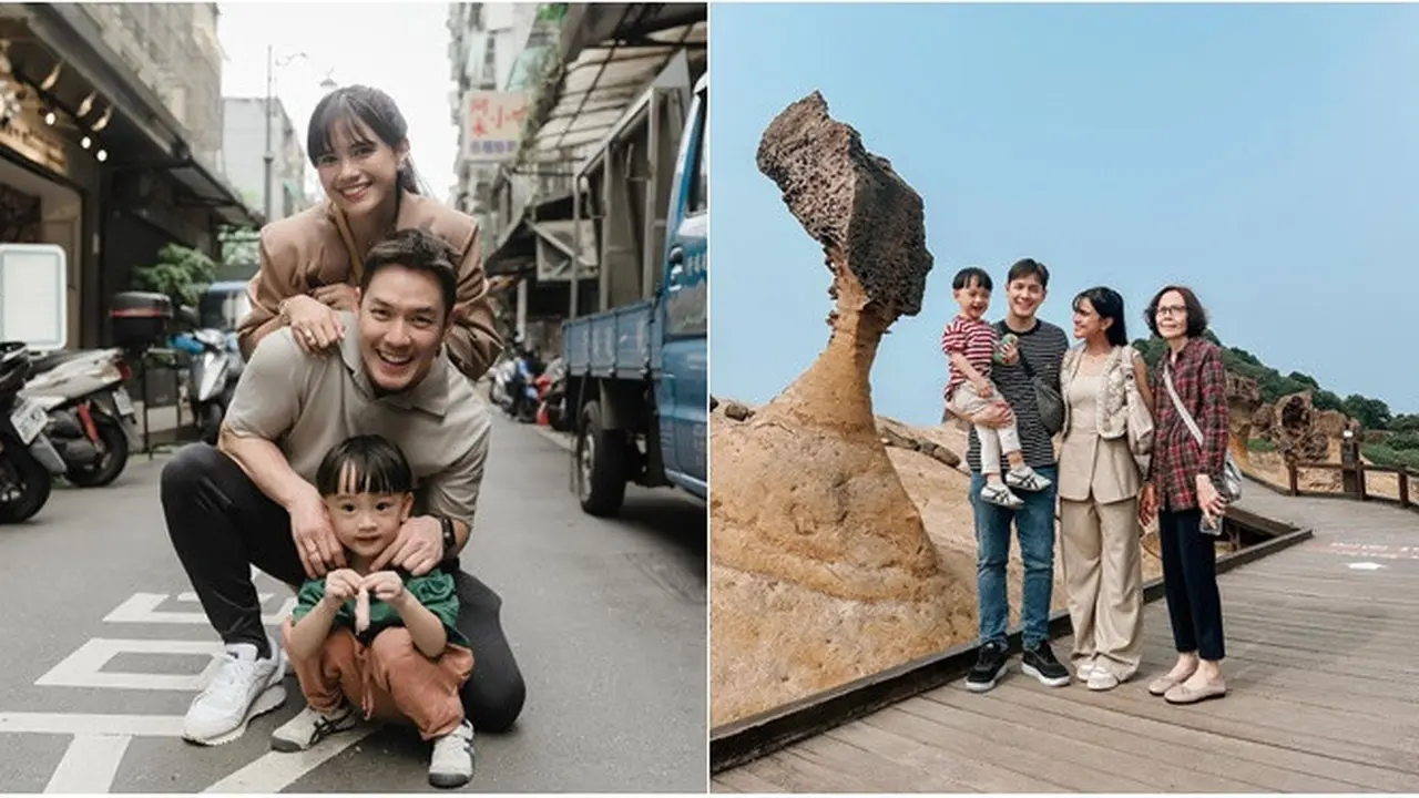 6 Potret Audi Marissa Mudik ke Rumah Anthony Xie di Taiwan, Jalan Bareng Mertua