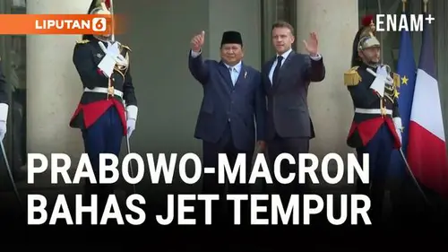  Prabowo Diterima Macron di Istana lyse, Bahas Jet Tempur dan Indo-Pasifik