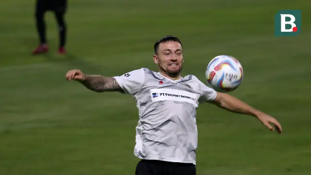 Latihan Timnas Indonesia Jelang Hadapi Timnas Argentina