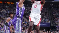 Sacramento Kings menyerah 100-105 dari Houston Rockets pada laga di Golden 1 Center, Rabu (18/10/2017) malam waktu setempat atau Kamis (19/10/2017) WIB. (Twitter/NBA)