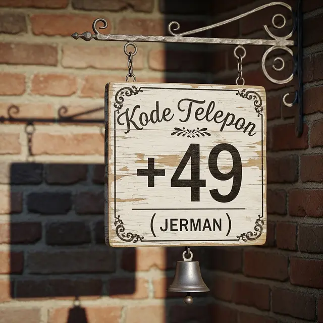 Kode Telepon +49 (Jerman)/ AI Generated