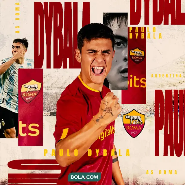AS Roma - Ilustrasi Paulo Dybala