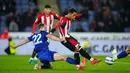 Kemenangan telak 4-0 Brentford dipastikan oleh gol-gol Yoanne Wissa (17'), Bryan Mbeumo (27'), Chrstian Norgaard (32'), dan Fabio Carvalho (89'). (Mike Egerton/PA via AP)