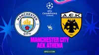 Prediksi Man City Vs AEK Athena di Liga Champions: Peluang The Citizens Bangkit