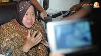 Risma kini tengah mendapat tekanan dari beberapa pihak terkait kepemimpinannya sebagai Wali Kota Surabaya (Liputan6.com/Herman Zakharia)