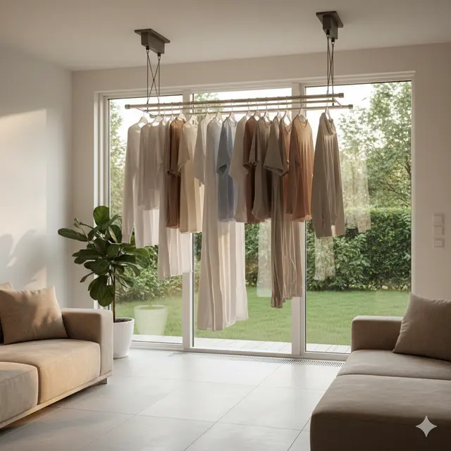 Model Jemuran Dalam Rumah