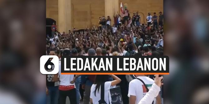 VIDEO: Warga Lebanon Tuntut Keadilan atas Insiden Ledakan Maut