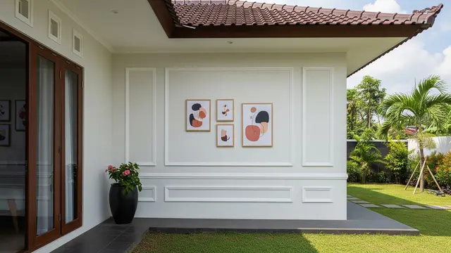 Ide Dekorasi Rumah Murah Meriah tapi Terlihat Mahal di 2026 Bisa Pakai Dinding Wall Moulding atau Lukisan DIY