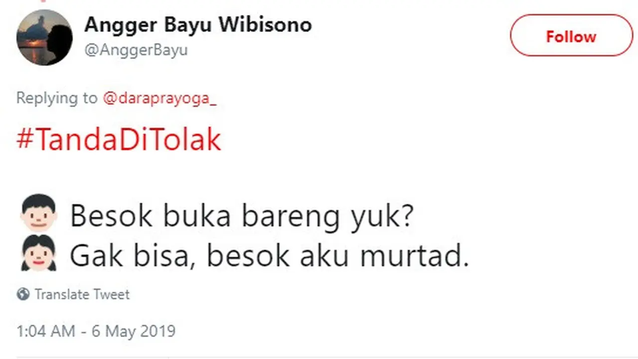 ajakan bukber ditolak