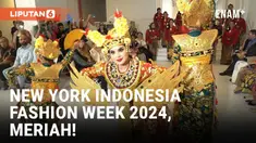 Rancangan Busana yang memadukan budaya Papua dan Jawa meramaikan panggung busana New York Indonesia Fashion Week 2024. Acara tahunan ini juga menampilkan rancangan busana untuk generasi muda, serta pentas seni budaya Indonesia