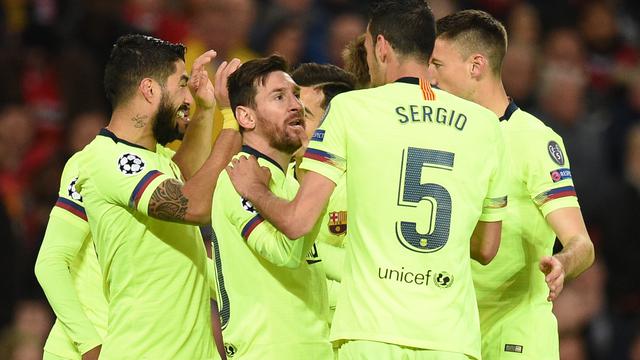 Laga Ketat Warnai Kemenangan Barcelona Atas Manchester United