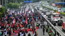 Ribuan pekerja dari berbagai daerah akan turun ke jalan dalam aksi unjuk rasa buruh 28 Agustus 2025. (merdeka.com/Arie Basuki)
