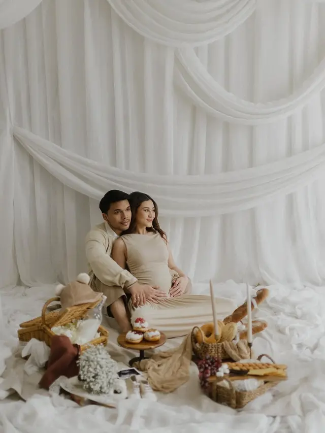 Aaliyah Massaid Hamil, Ini 6 Potret Pregnancy Reveal di Usia Kandungan 4 Bulan