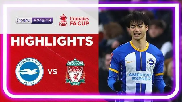 Berita video highlights laga kemenangan Brighton and Hove Albion atas Liverpool dengan skor 2-1 di Piala FA 2022/2023, Minggu (29/1/2023) malam hari WIB.