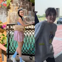 Liburan di Amerika Serikat bareng Bilqis, Ayu Ting-Ting terlihat awet muda dengan outfit layaknya remaja. Meski outfitnya simple, harga busananya mencapai ratusan juta. [@ayutingting92]