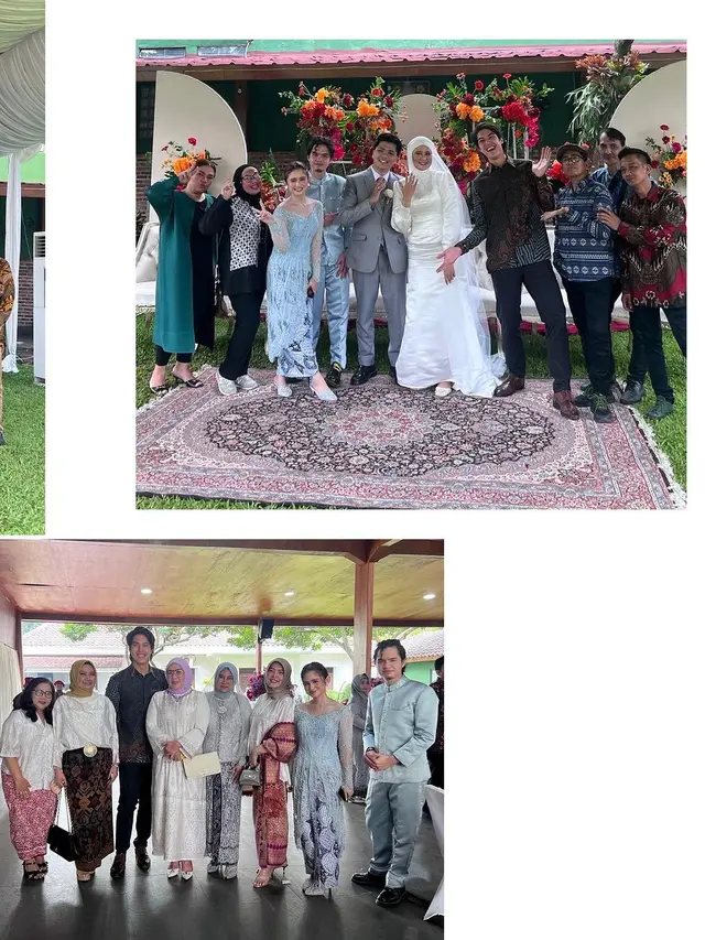 6 Potret Tissa Biani di Pernikahan Sang Kakak, Dihadiri Dul Jaelani dan El Rumi