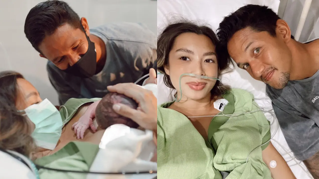 Momen Persalinan Anak Ketiga Jennifer Bachdim