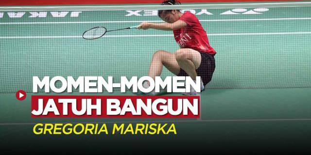 VIDEO: Jatuh Bangun Gregoria Mariska Tunjung Saat Hadapi Wakil China di Perempat Final Indonesia Masters 2023