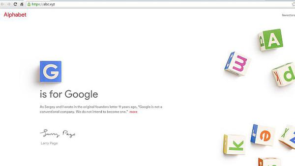 Raksasa mesin pencari itu dilaporkan baru saja membeli domain seluruh huruf yaitu abcdefghijklmnopqrstuvwxyz.com.