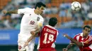 Ali Daei merupakan pemain sepak bola kebanggan warga Iran dan juga Asia. Tidak ada pesepak bola di Asia yang produktifitasnya bisa mengalahkan Ali Daei dalam urusan mencetak gol. (Foto: AFP/Goh Chai Hin)