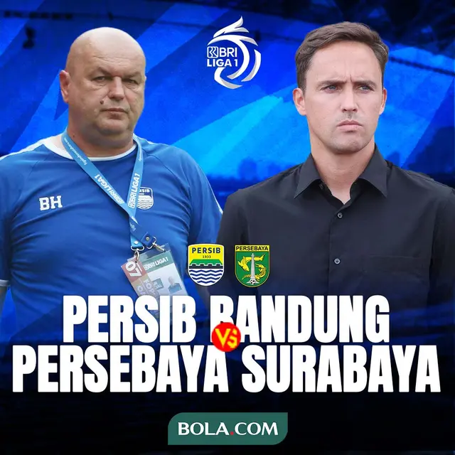 BRI Liga 1 - Duel Pelatih - Persib Bandung Vs Persebaya Surabaya