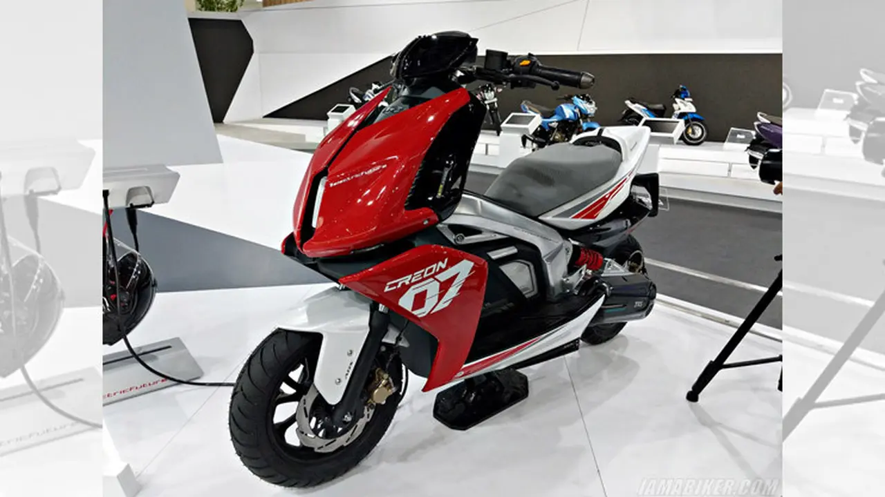 Motor konsep listrik TVS Motor (IamBiker)