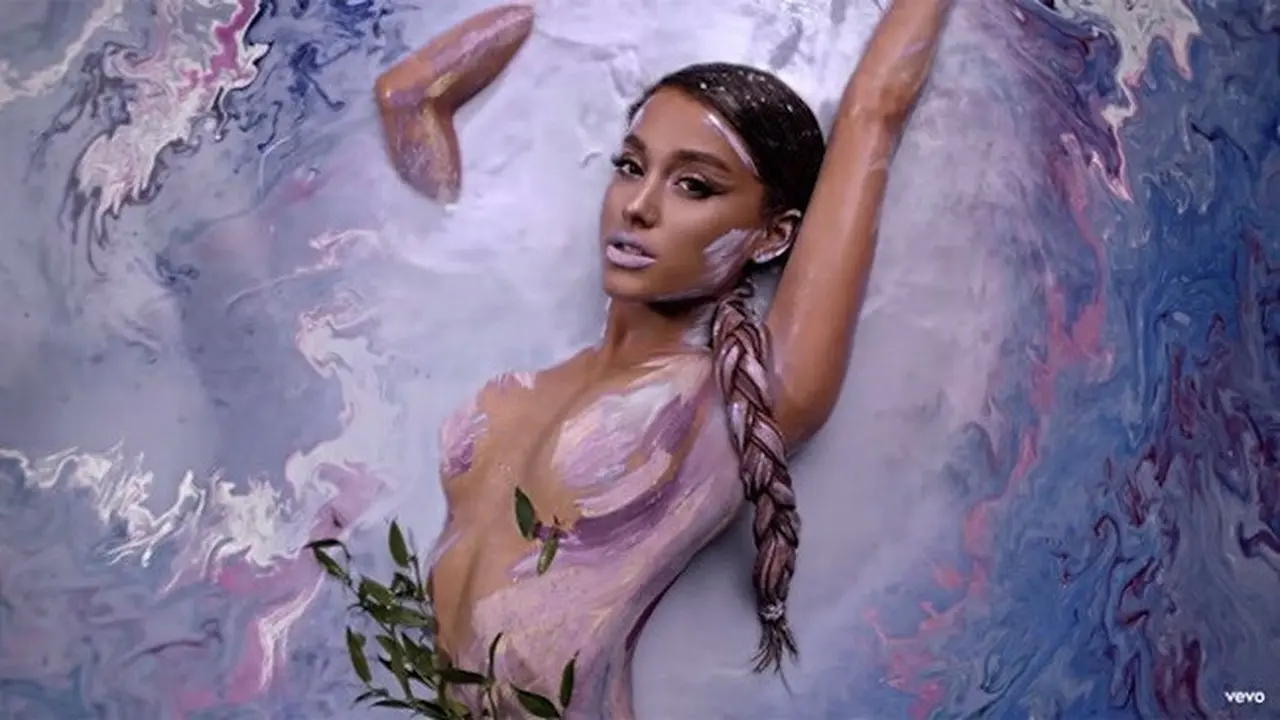 Alexa Meade for Ariana Grande Makeup Look - God is a Woman