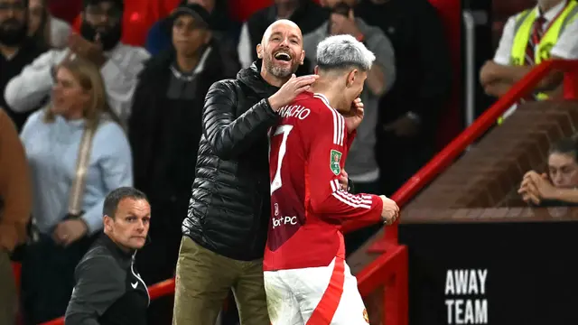 Foto: Kemenangan Terbesar Erik ten Hag bersama MU, Pesta Tujuh Gol Tanpa Balas di Carabao Cup