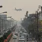 Kondisi polusi udara di Chiang Mai, Thailand, pada 10 Maret 2023, pengaruhi minat wisatawan asing untuk datang. (dok. STR / AFP)