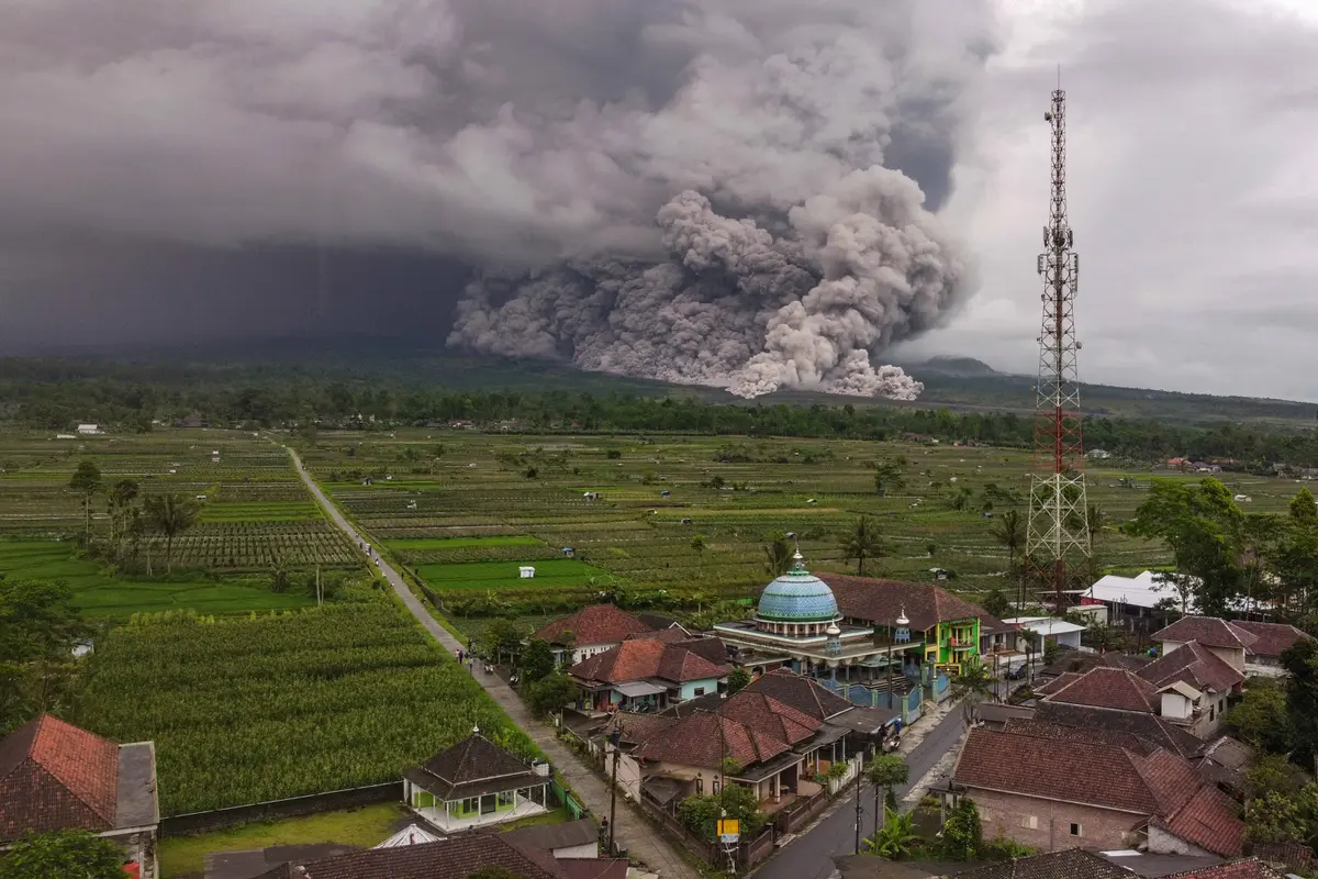 Dampak Erupsi Gunung Semeru, Desa Supiturang Luluh Lantak