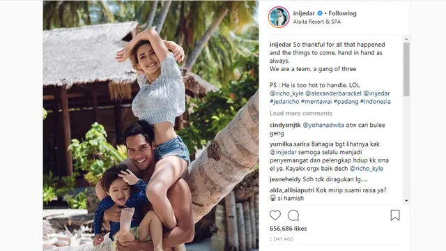 Jessica Iskandar dan Richard Kyle