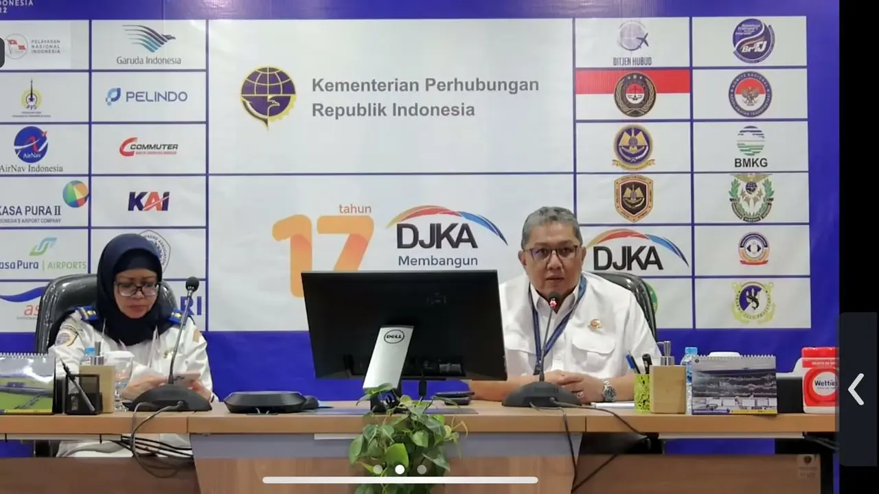 Direktur Jenderal Perkeretaapian M. Risal Wasal dalam konferensi pers kesiapan penyelenggaraan Angkutan Natal dan Tahun Baru 2022/2023, Rabu (14/12/2022).