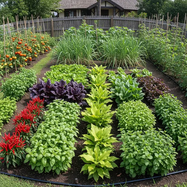 Ide Belakang Rumah yang Bisa Menjadi Sumber Sayur Harian (AI)